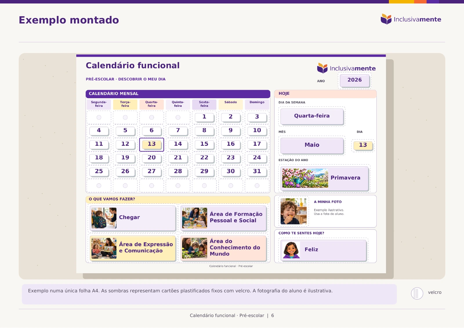 Calendário completo