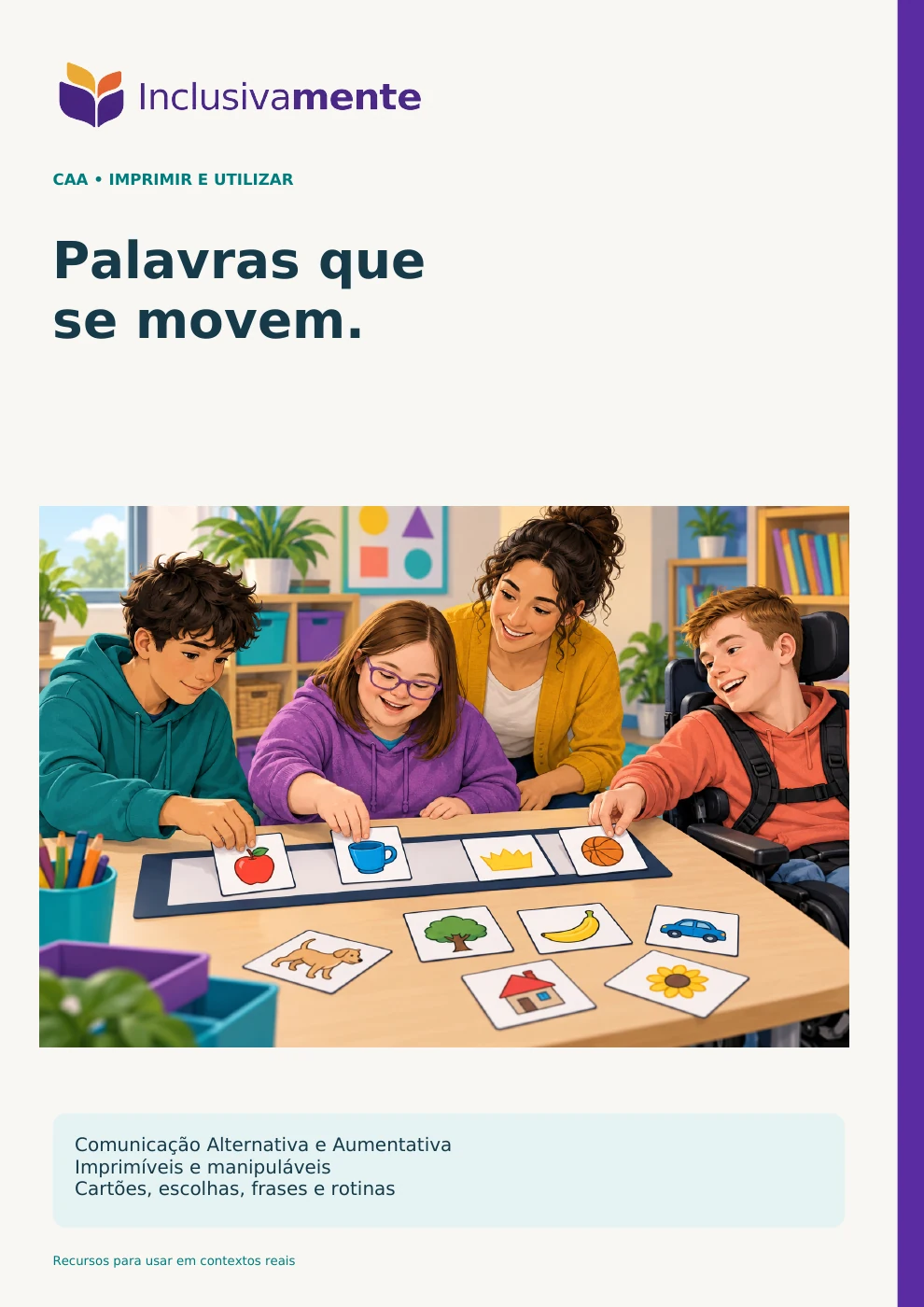 Capa de Imprimíveis e manipuláveis