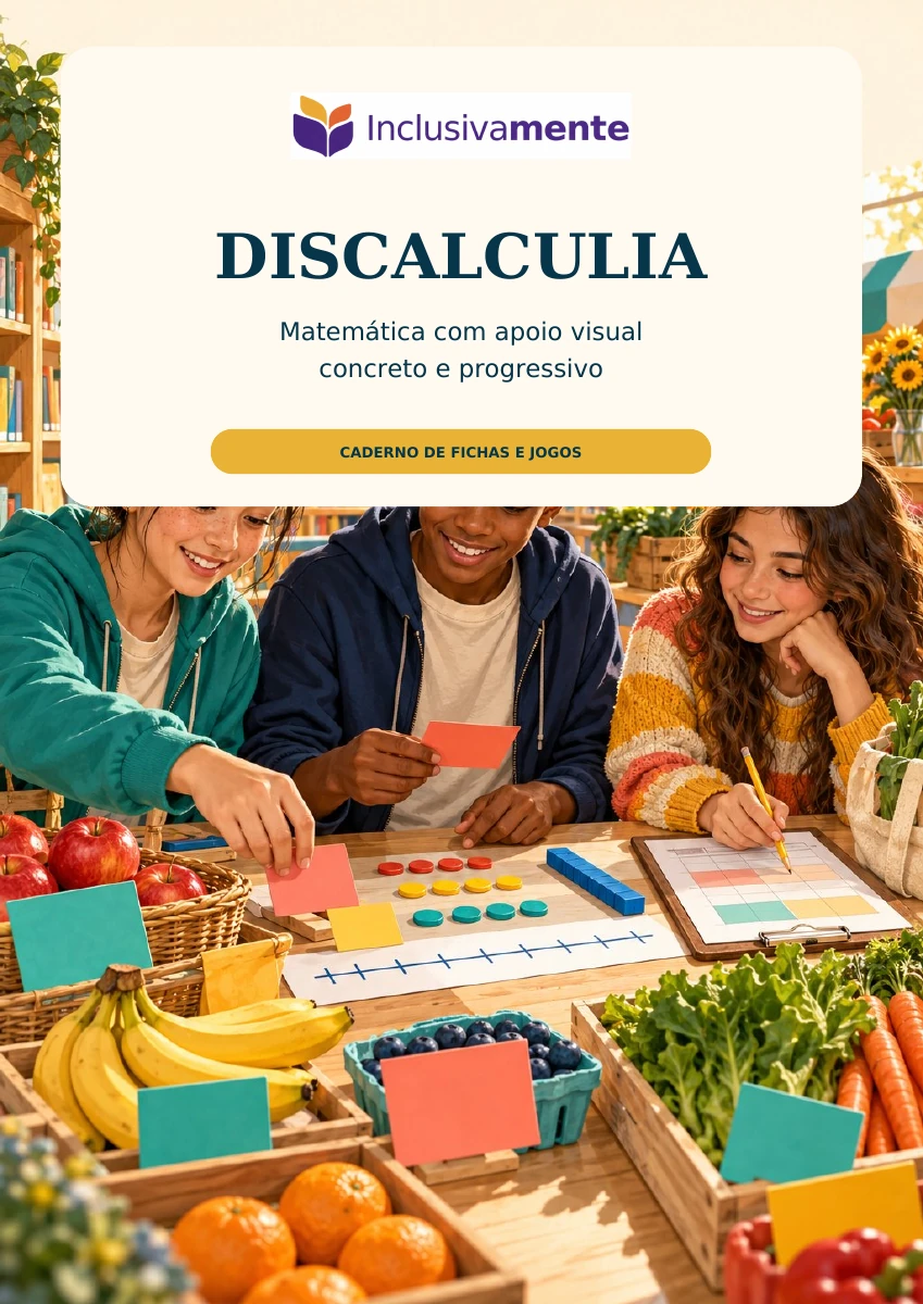 Capa de Caderno de fichas e jogos