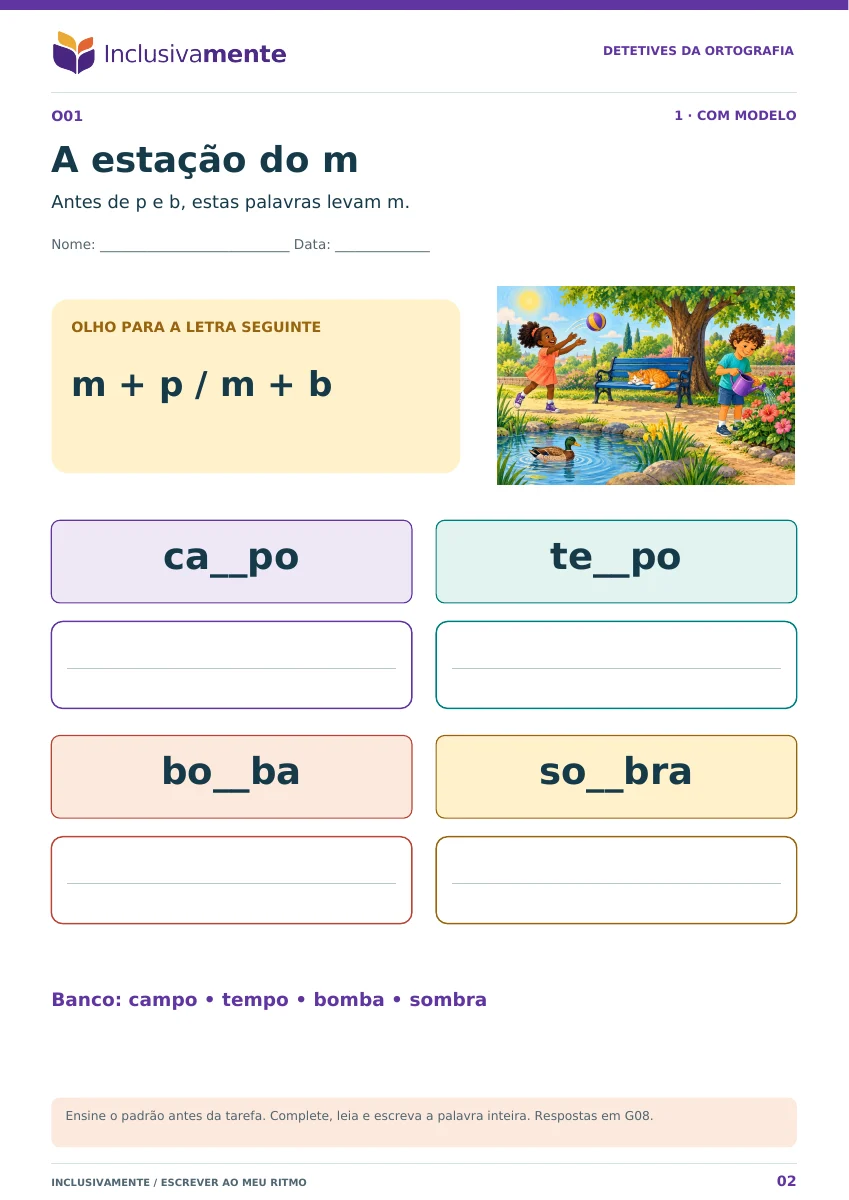 Detetives da ortografia