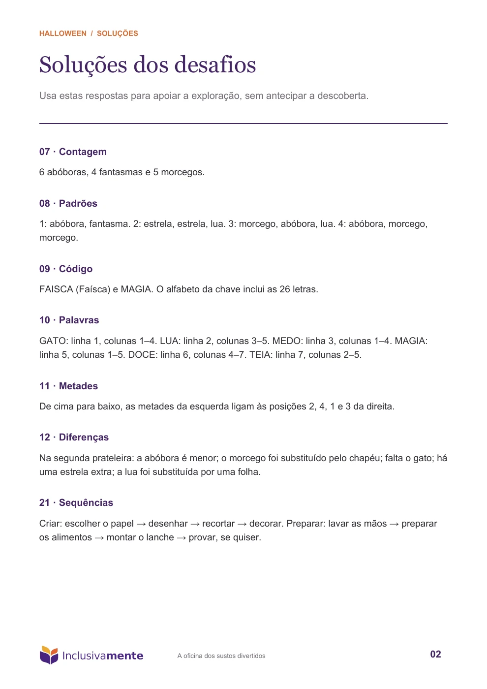 Guia e soluções