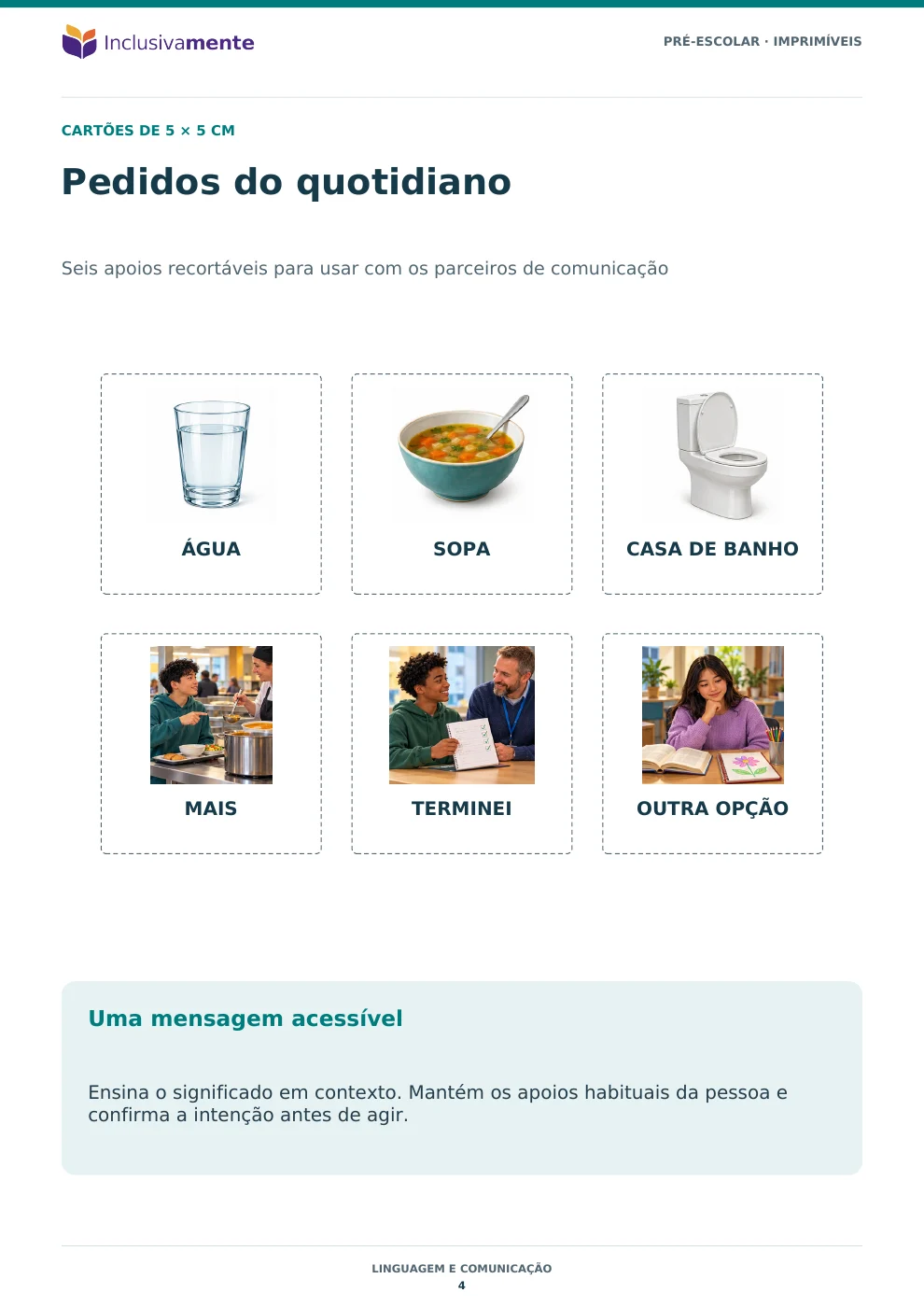 Materiais imprimíveis