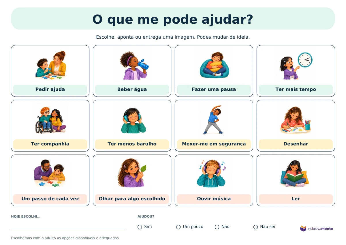 Capa de Póster de apoio