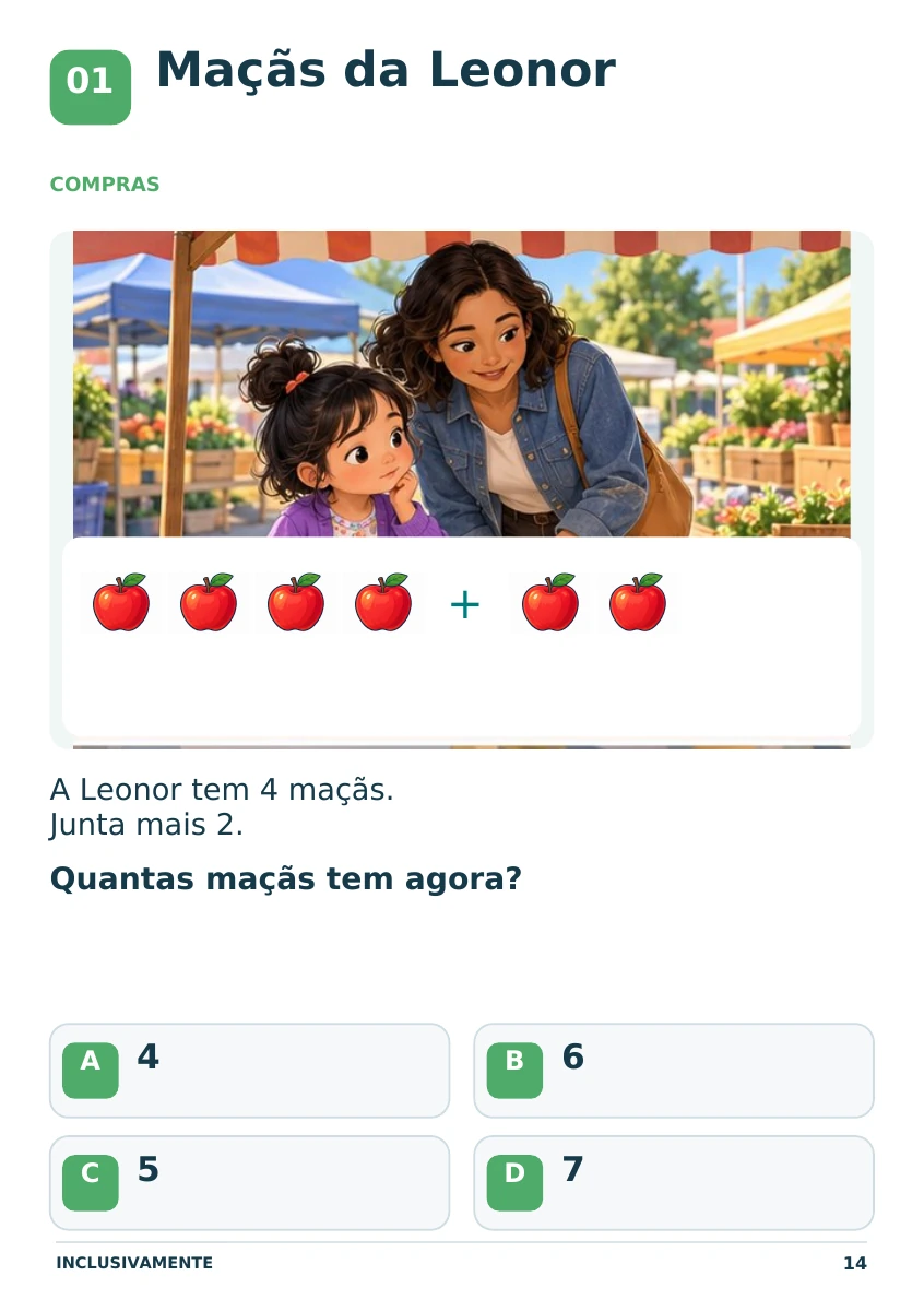 Situações do Dia a Dia — Pré-escolar