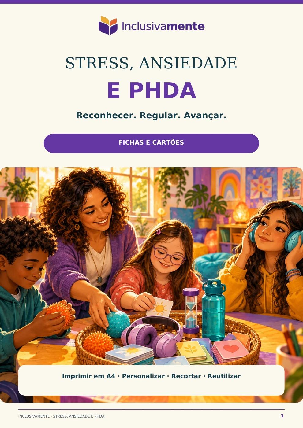 Capa de Fichas e cartões