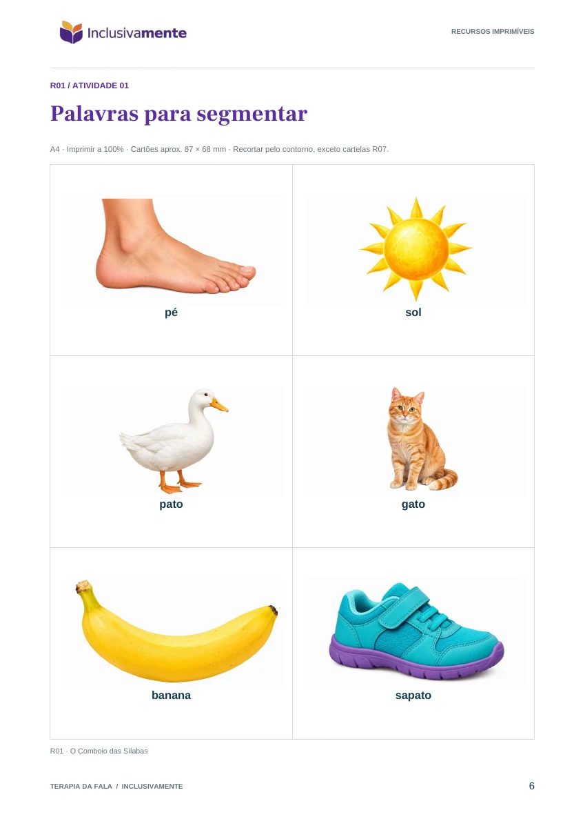 Recursos imprimíveis