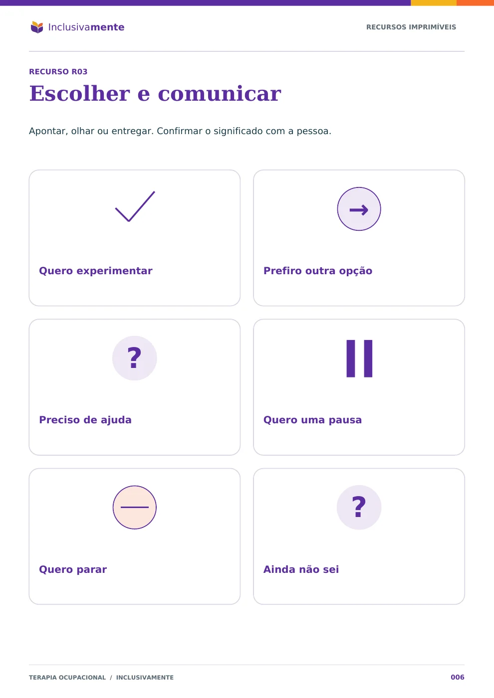 Recursos imprimíveis